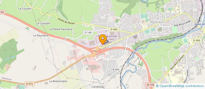 localisation de l'entreprise AGNEAUX BIO à AGNEAUX