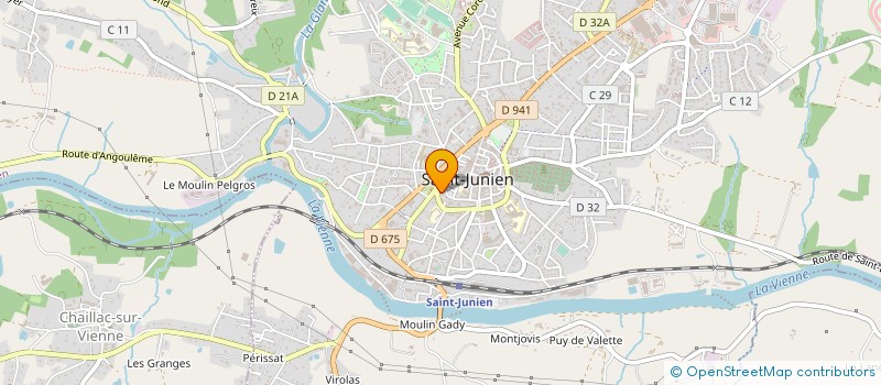 localisation de l'entreprise AGNELLE  SAINT-JUNIEN