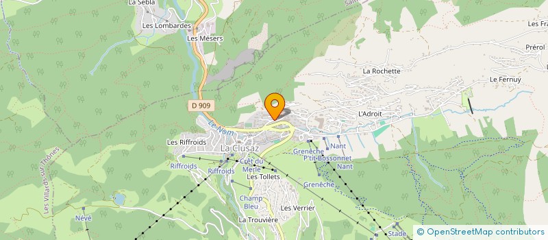 localisation de l'entreprise AGNELLET HOLDING à LA CLUSAZ