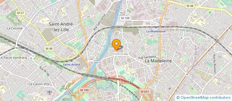 localisation de l'entreprise AGNELLO à LA MADELEINE