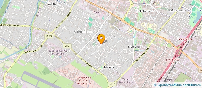 localisation de l'entreprise AGNES BERNARD à TOULOUSE
