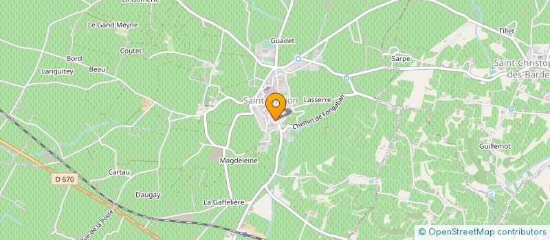 localisation de l'entreprise AGNES DESPAGNE  SAINT-EMILION