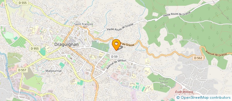 localisation de l'entreprise AGNES ET GILLES ROGIER TOURISME A G R TOURISME  DRAGUIGNAN