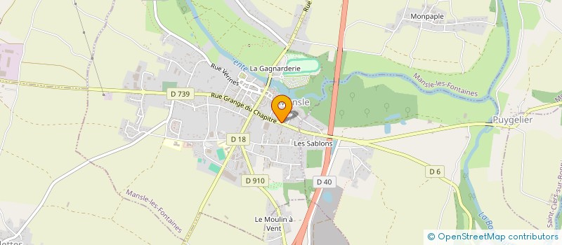 localisation de l'entreprise AGNES ET MERENNE  MANSLE-LES-FONTAINES