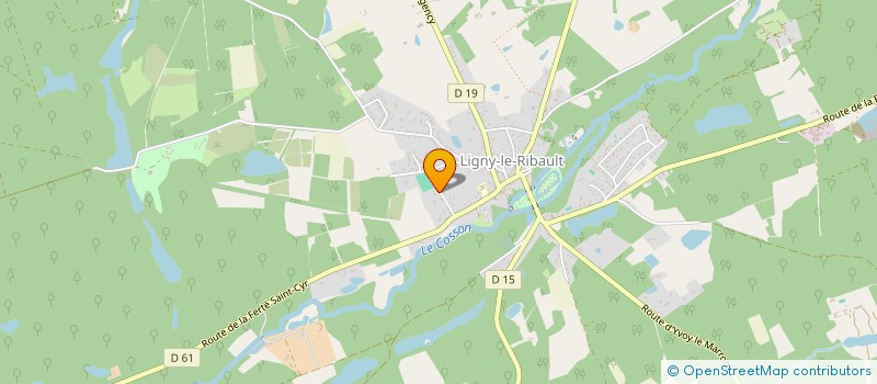 localisation de l'entreprise AGNES GRAVIER CONSEILS  LIGNY-LE-RIBAULT