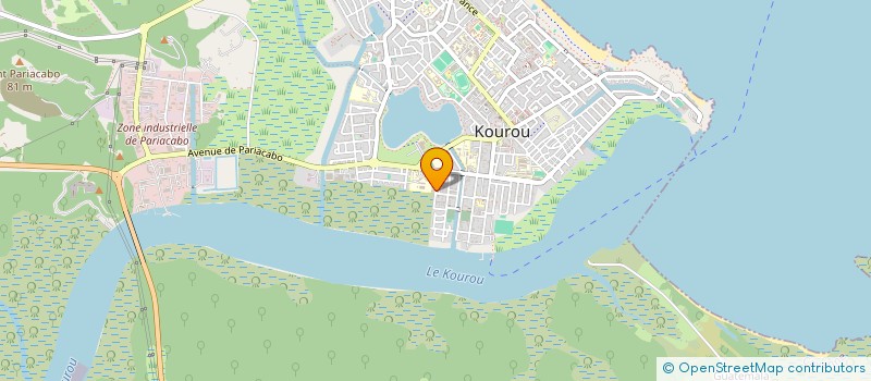localisation de l'entreprise AGNES K à KOUROU