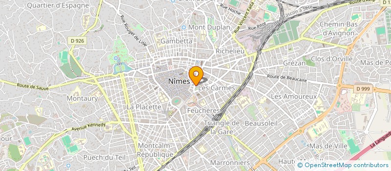 localisation de l'entreprise AGNES MAZEL AVOCAT  NIMES