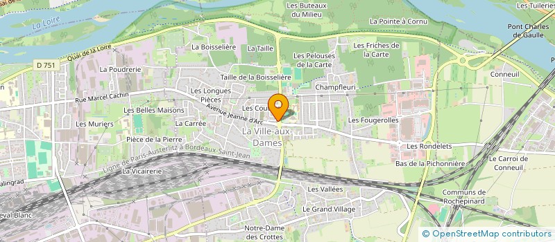 localisation de l'entreprise AGNES SOREL  LA VILLE-AUX-DAMES