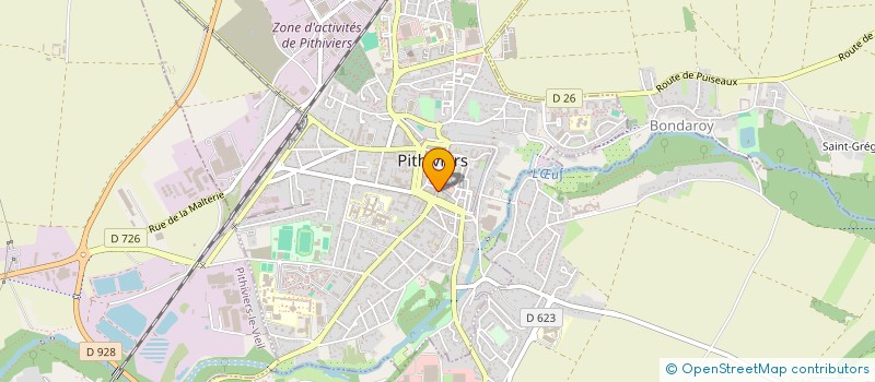 localisation de l'entreprise AGNES VALERIAUD à PITHIVIERS