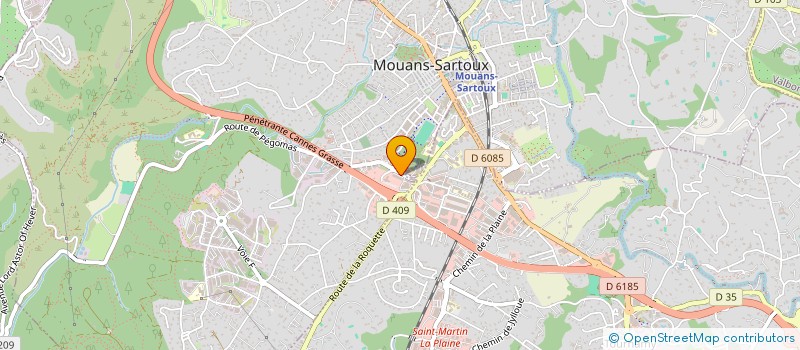 localisation de l'entreprise AGNESE à MOUANS-SARTOUX