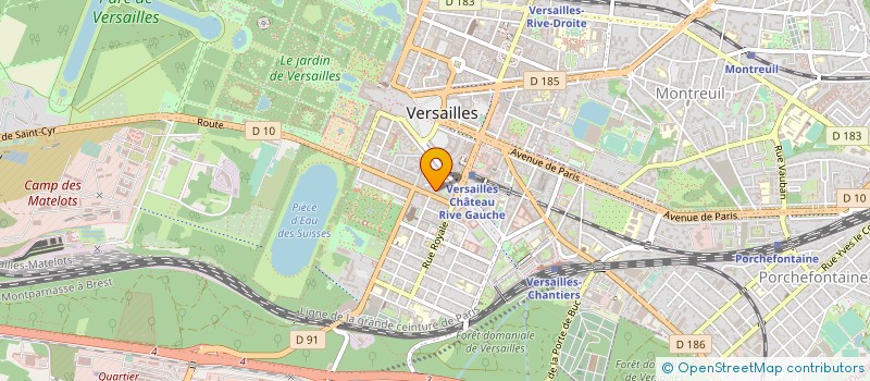 localisation de l'entreprise AGNESPA  VERSAILLES