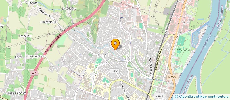 localisation de l'entreprise AGNESZ MUGNIER à MACON
