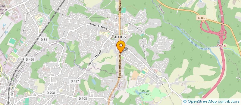 localisation de l'entreprise AGNI à TARNOS