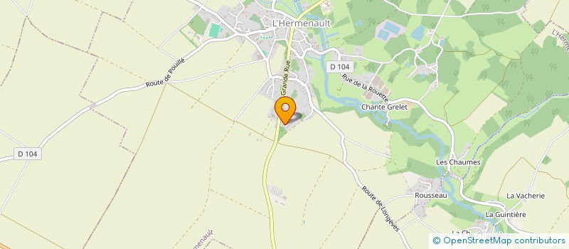 localisation de l'entreprise AGNIEMAN  L'HERMENAULT