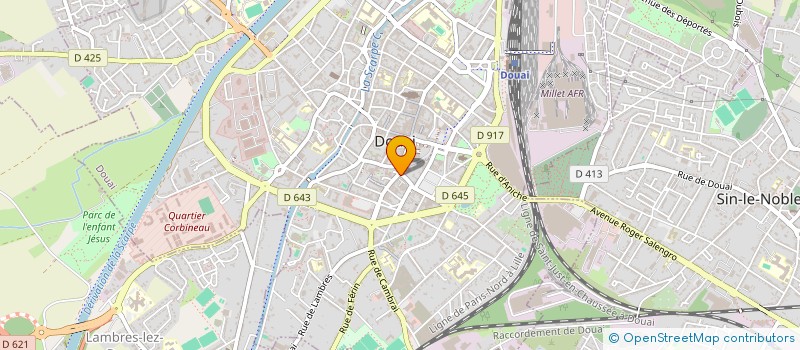localisation de l'entreprise AGNIRI 2006 à DOUAI