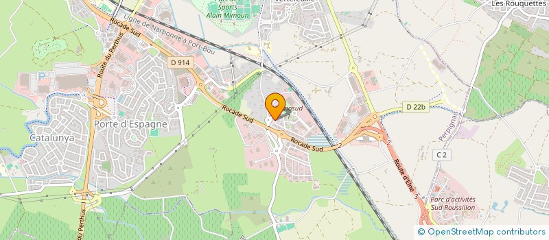 localisation de l'entreprise AGNITIO  PERPIGNAN