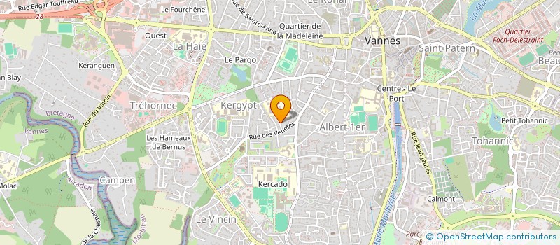 localisation de l'entreprise AGNODICE à VANNES