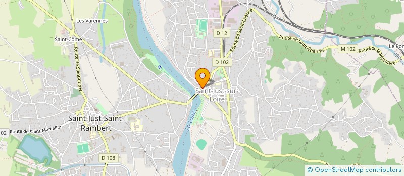 localisation de l'entreprise AGNOLON - POLLET  SAINT-JUST-SAINT-RAMBERT