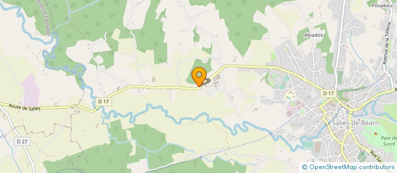 localisation de l'entreprise AGNOLUTTO BIEN ETRE SPORT  SALIES-DE-BEARN