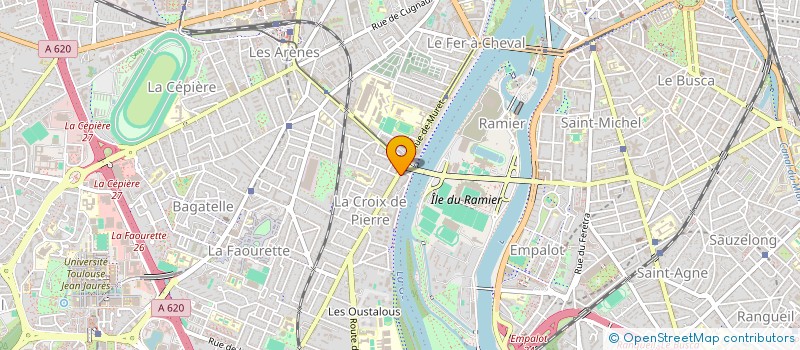 localisation de l'entreprise AGNON à TOULOUSE
