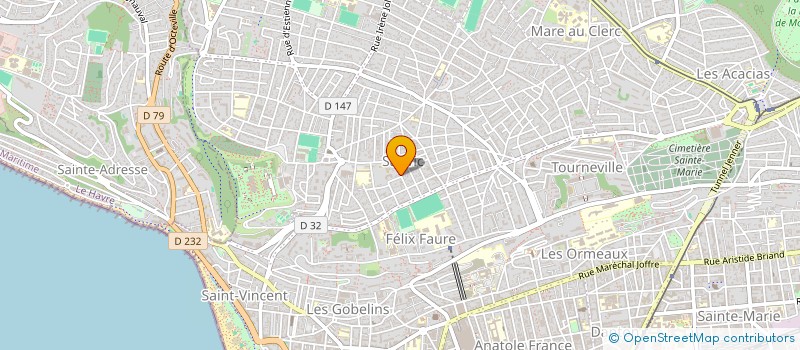 localisation de l'entreprise AGNORMELEC à LE HAVRE