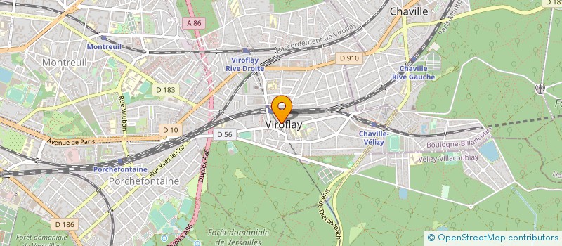 localisation de l'entreprise AGNR RENOV  VIROFLAY