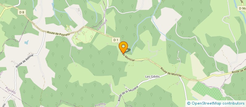 localisation de l'entreprise AGNT  LARROQUE