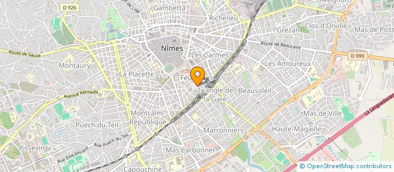 localisation de l'entreprise AGNUS & ASSOCIES  NIMES