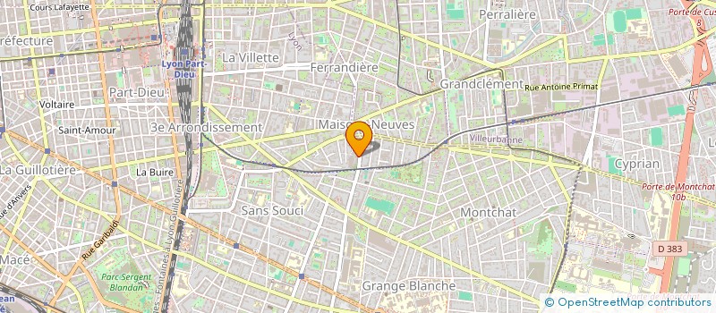 localisation de l'entreprise AGNUS DEI  LYON