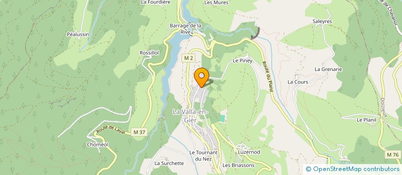 localisation de l'entreprise AGO  LA VALLA-EN-GIER