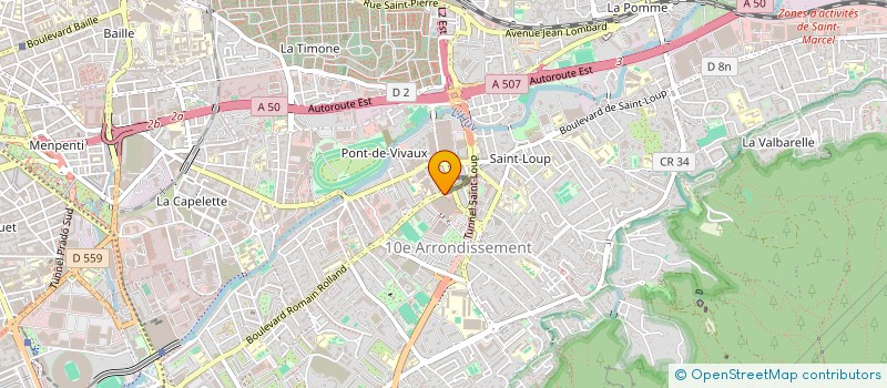 localisation de l'entreprise AGO à MARSEILLE