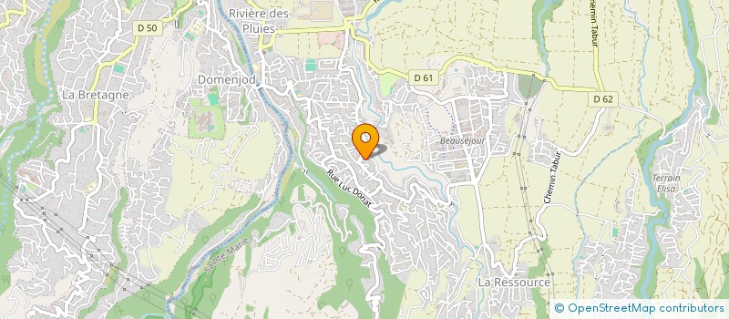 localisation de l'entreprise AGO  SAINTE-MARIE