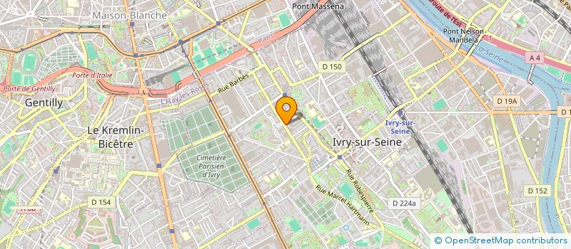 localisation de l'entreprise AGO ELEC  IVRY-SUR-SEINE