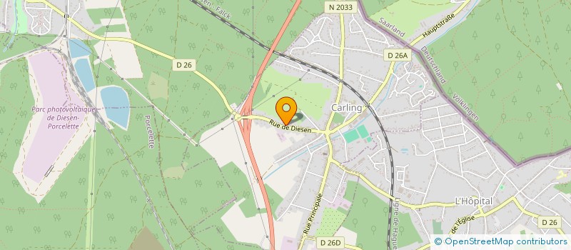 localisation de l'entreprise AGO IMMO  CARLING