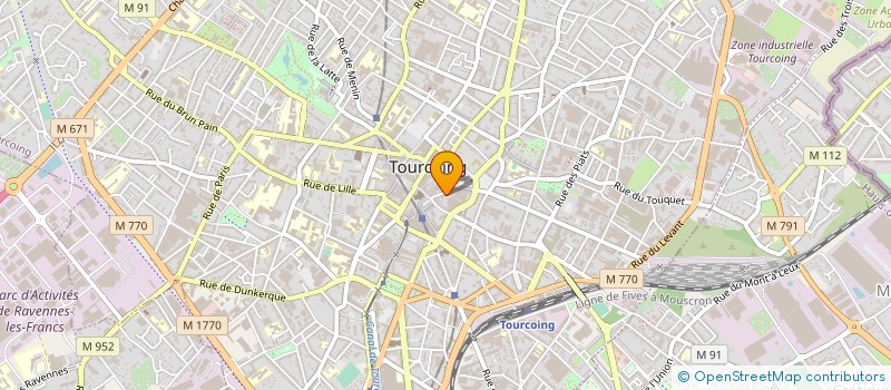 localisation de l'entreprise AGO INTERIM FRANCE à TOURCOING