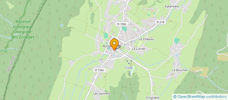 localisation de l'entreprise AGO'LAVO à AUTRANS-MEAUDRE EN VERCORS
