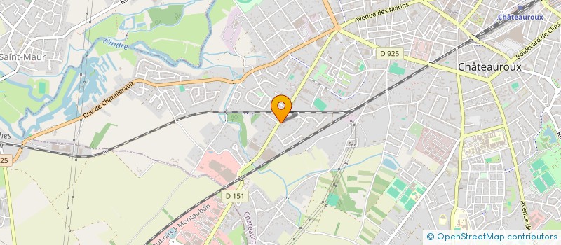 localisation de l'entreprise AGO MOTO à CHATEAUROUX