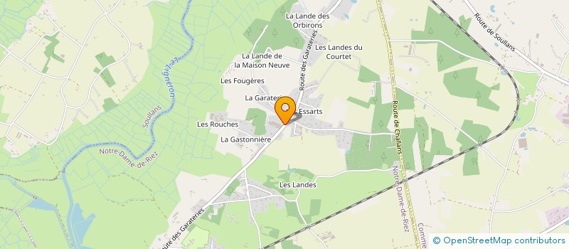localisation de l'entreprise AGO SARL à NOTRE-DAME-DE-RIEZ
