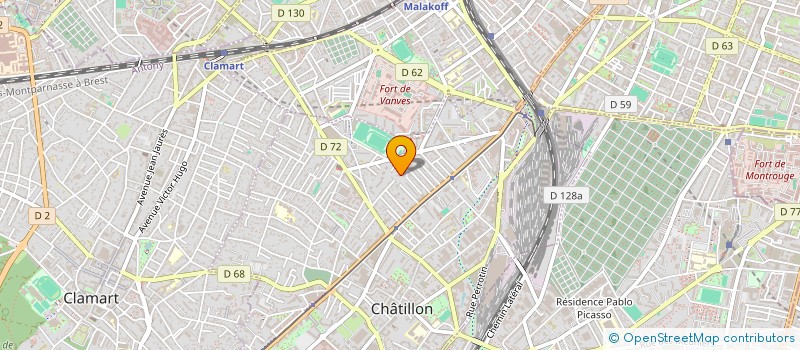 localisation de l'entreprise AGOBAT à CHATILLON