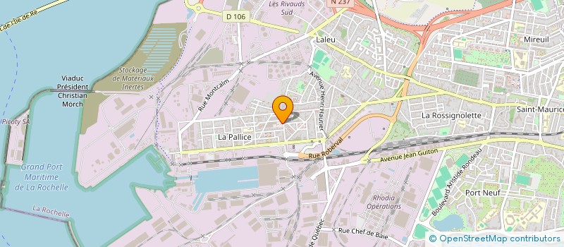 localisation de l'entreprise AGOCOR  LA ROCHELLE