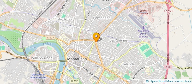 localisation de l'entreprise AGOCOURTAGE à MONTAUBAN
