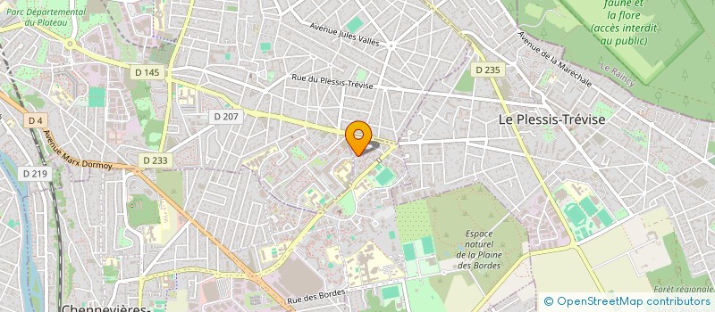 localisation de l'entreprise AGODOR RENOVATION à CHENNEVIERES-SUR-MARNE