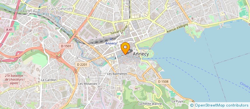 localisation de l'entreprise AGOGE à ANNECY