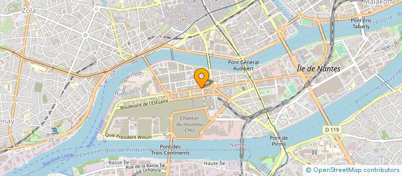 localisation de l'entreprise AGOGENE à NANTES