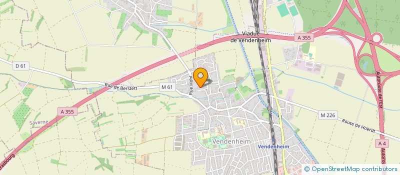 localisation de l'entreprise AGOGI  VENDENHEIM
