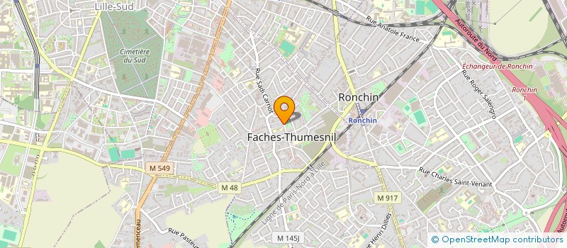 localisation de l'entreprise AGOGIA CONSULTING  FACHES-THUMESNIL