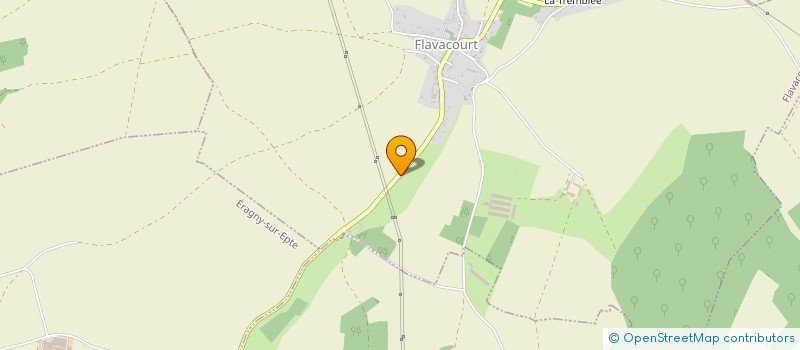 localisation de l'entreprise AGOGUE COUVERTURE  FLAVACOURT