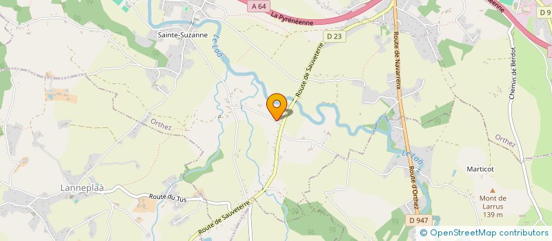 localisation de l'entreprise AGOIS  ORTHEZ