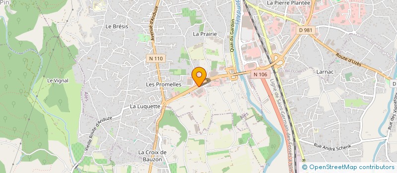 localisation de l'entreprise AGOLES à ALES