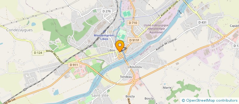 localisation de l'entreprise AGOLOISIRS  FUMEL